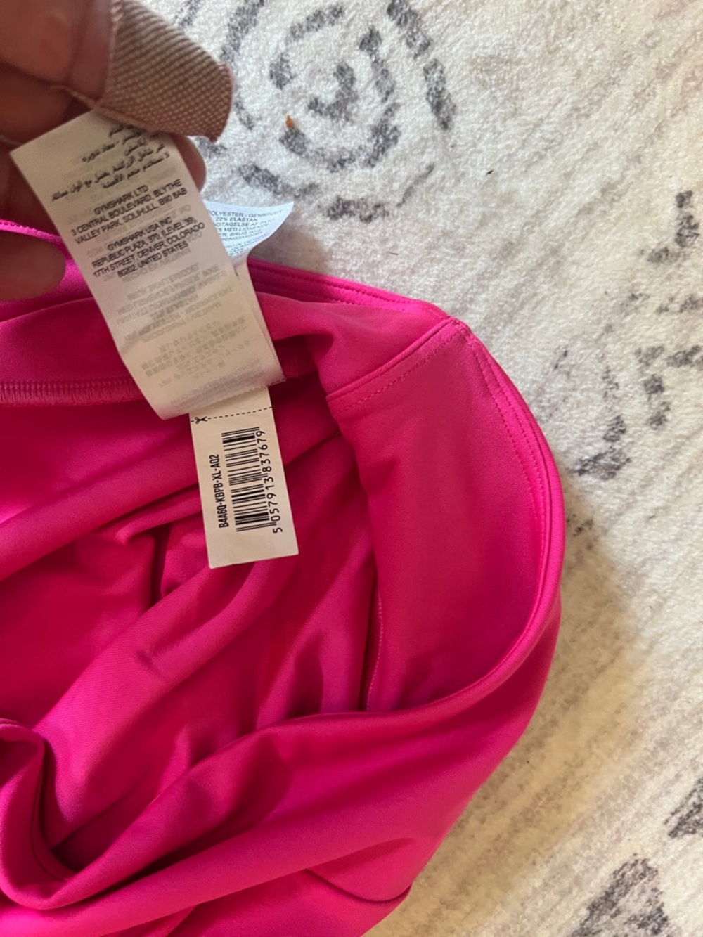 Gymshark Bright Neon Pink High-Waist Leggings - Picture 7 of 10